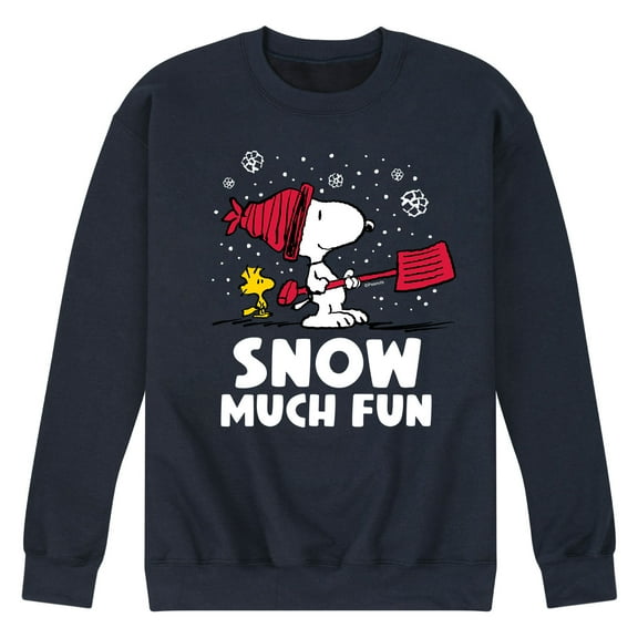 Peanuts - Men's Winter Fun Crewneck Fleece Sweatshirts