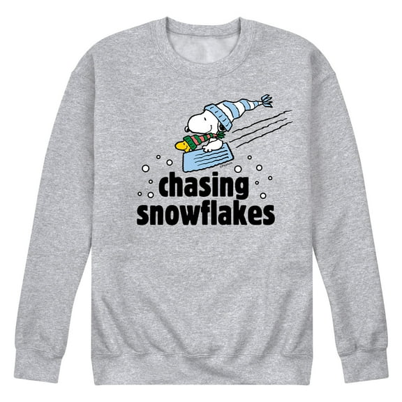 Peanuts - Men's Winter Fun Crewneck Fleece Sweatshirts