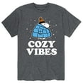thumbnail image 1 of Peanuts - Men's Winter Fun Short Sleeve Graphic T-Shirts, 1 of 6