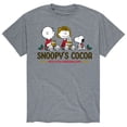 thumbnail image 1 of Peanuts - Men's Winter Fun Short Sleeve Graphic T-Shirts, 1 of 6