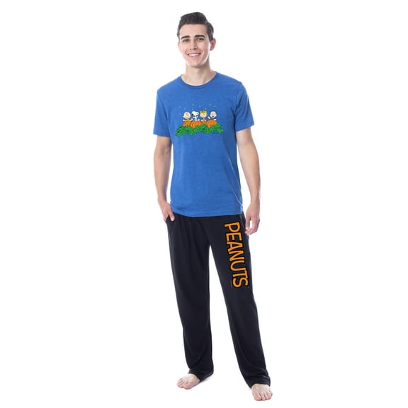 Peanuts Mens' Charlie Brown It's The Great Pumpkin Sleep Pajama Set