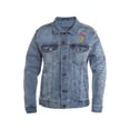 thumbnail image 1 of Peanuts Mens Ice Cream  Jean Graphic Denim Jacket, 1 of 1