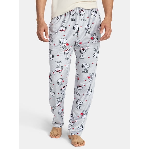 Peanuts Men's Valentine's Day Sleep Pants, Sizes S-2XL
