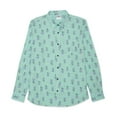 thumbnail image 1 of Peanuts Mens Snoopy Button Up Shirt, Blue, XX-Large, 1 of 3