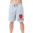 thumbnail image 1 of Peanuts Mens' Snoopy Happiness Is Sleeping In Character Sleep Pajama Shorts, 1 of 6