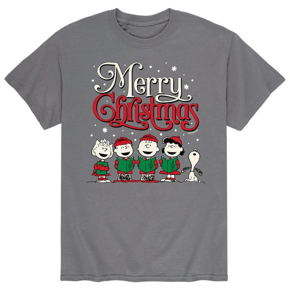Peanuts - Merry Christmas Choir - Men's Short Sleeve Graphic T-Shirt