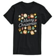 thumbnail image 1 of Peanuts - Merry Christmas Peanuts Cookies - Men's Short Sleeve Graphic T-Shirt, 1 of 5