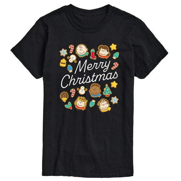 Peanuts - Merry Christmas Peanuts Cookies - Men's Short Sleeve Graphic T-Shirt
