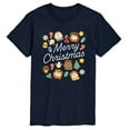 thumbnail image 1 of Peanuts - Merry Christmas Peanuts Cookies - Men's Short Sleeve Graphic T-Shirt, 1 of 5