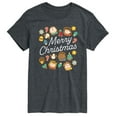 thumbnail image 1 of Peanuts - Merry Christmas Peanuts Cookies - Men's Short Sleeve Graphic T-Shirt, 1 of 5