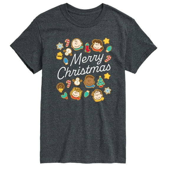 Peanuts - Merry Christmas Peanuts Cookies - Men's Short Sleeve Graphic T-Shirt