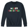 thumbnail image 1 of Peanuts - Merry Christmas Snoopy - Men's Crew Neck Fleece Pullover, 1 of 6