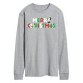 thumbnail image 1 of Peanuts - Merry Christmas Snoopy - Men's Long Sleeve T-Shirt, 1 of 6