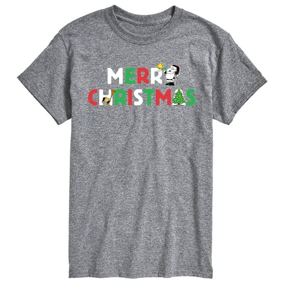 Peanuts - Merry Christmas Snoopy - Men's Short Sleeve Graphic T-Shirt