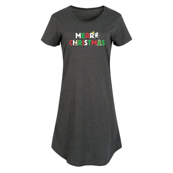 Peanuts - Merry Christmas Stacked - Women's Any Way Dress