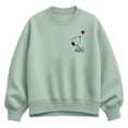thumbnail image 1 of Peanuts - Mini Valentine Snoopy Heart - Women's Oversized Fleece Crew Sweatshirt, 1 of 4