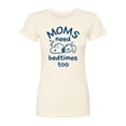 thumbnail image 1 of Peanuts - Moms Need Bedtimes Too Snoopy - Juniors Fitted Short Sleeve Graphic T-Shirt, 1 of 5