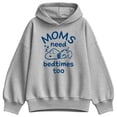 thumbnail image 1 of Peanuts - Moms Need Bedtimes Too Snoopy - Women's Oversized Fleece Hoodie Sweatshirt, 1 of 4