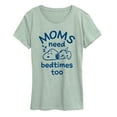 thumbnail image 1 of Peanuts - Moms Need Bedtimes Too Snoopy - Women's Short Sleeve Graphic T-Shirt, 1 of 4