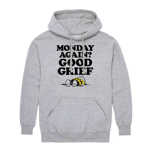 Peanuts - Monday Again Good Grief Charlie Brown -Men's Pullover Hoodie