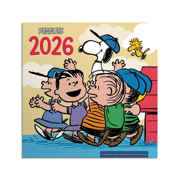 Peanuts Monthly Calendar (12"x12") Peanuts 12 Month Jan 2026-Dec 2026