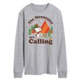 thumbnail image 1 of Peanuts - Mountains Are Calling - Men's Long Sleeve T-Shirt, 1 of 6