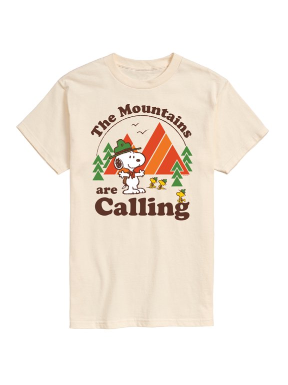 - Mountains Are Calling Men's Short Sleeve Graphic T-Shirt