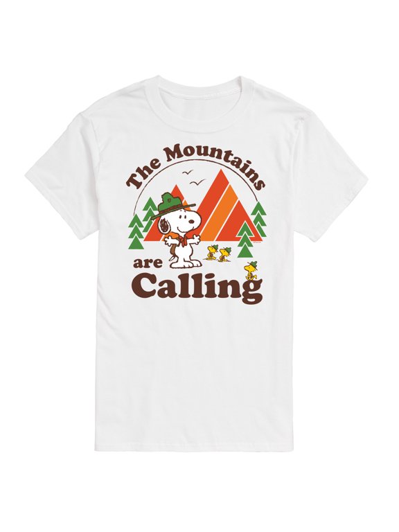 - Mountains Are Calling Men's Short Sleeve Graphic T-Shirt
