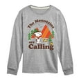 thumbnail image 1 of Peanuts - Mountains Are Calling - Toddler & Youth Long Sleeve Graphic T-Shirt, 1 of 6