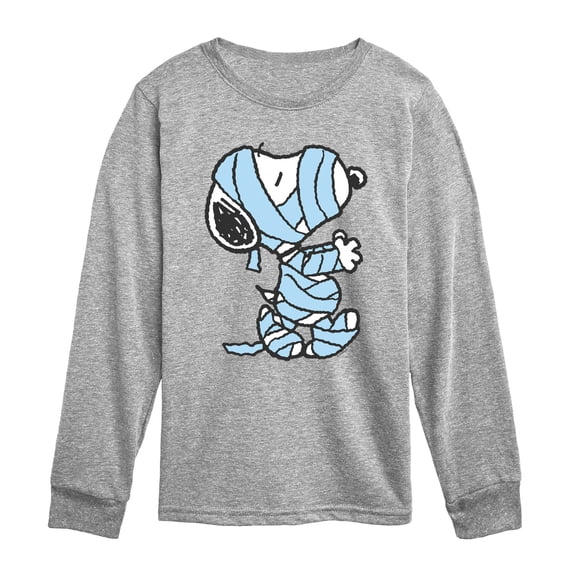 Peanuts - Mummified - Youth Boys Long Sleeve Graphic T-Shirt