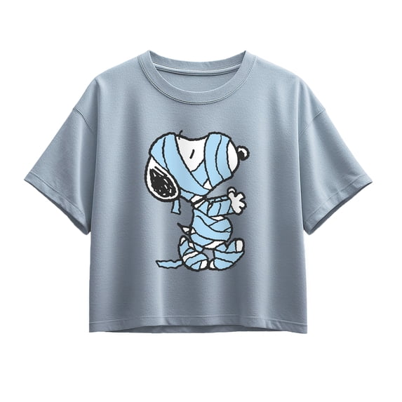 Peanuts - Mummified - Youth Girls Boxy T-Shirt