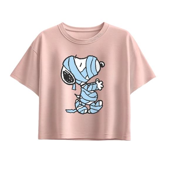 Peanuts - Mummified - Youth Girls Boxy T-Shirt