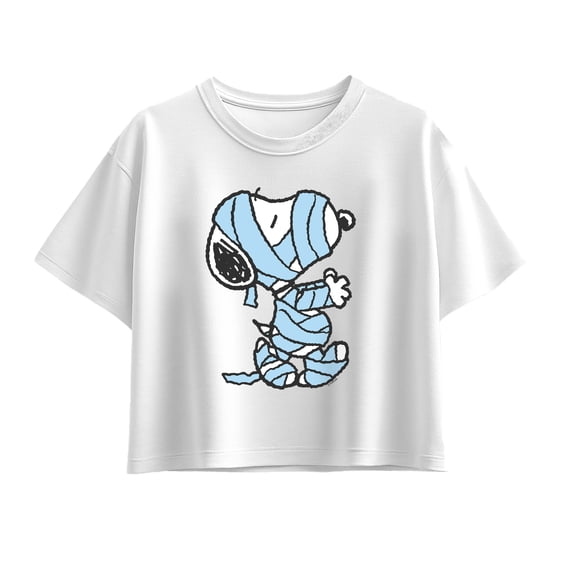 Peanuts - Mummified - Youth Girls Boxy T-Shirt