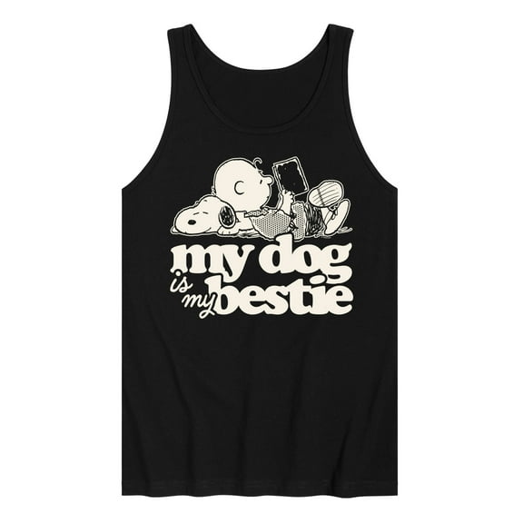 Peanuts - My Dog Is My Bestie - Men's Jersey Tank Top