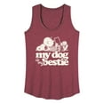 thumbnail image 1 of Peanuts - My Dog Is My Bestie - Women's Racerback Tank Top, 1 of 6