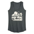 thumbnail image 1 of Peanuts - My Dog Is My Bestie - Women's Racerback Tank Top, 1 of 6
