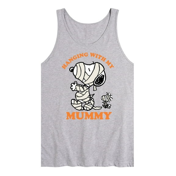 Peanuts - My Mummy Art - Men's Jersey Tank Top