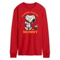 thumbnail image 1 of Peanuts - My Mummy Art - Men's Long Sleeve T-Shirt, 1 of 4