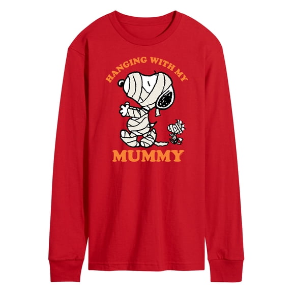 Peanuts - My Mummy Art - Men's Long Sleeve T-Shirt