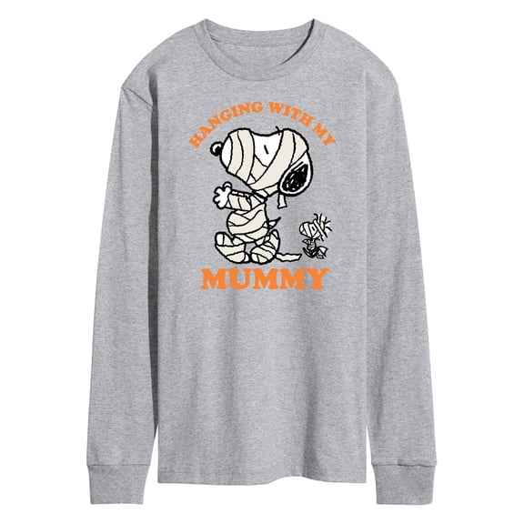 Peanuts - My Mummy Art - Men's Long Sleeve T-Shirt