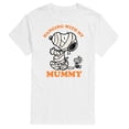 thumbnail image 1 of Peanuts - My Mummy Art - Men's Short Sleeve Graphic T-Shirt, 1 of 5