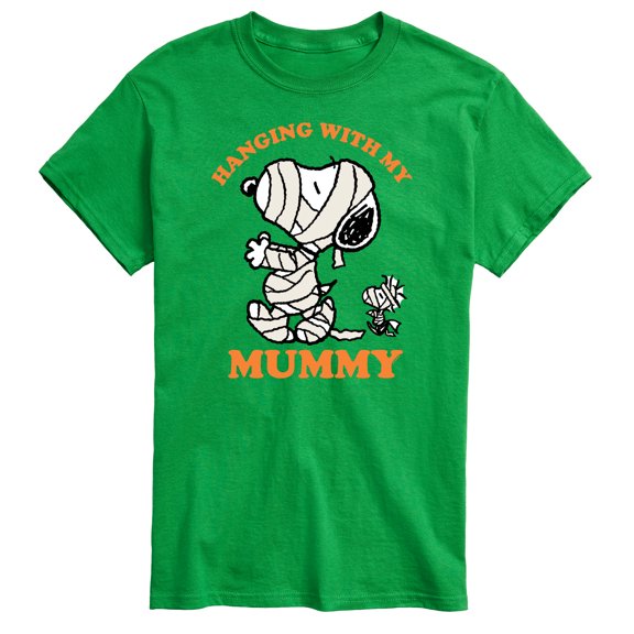 Peanuts - My Mummy Art - Men's Short Sleeve Graphic T-Shirt