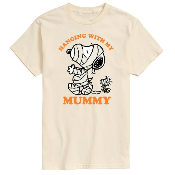 Peanuts - My Mummy Art - Men's Short Sleeve Graphic T-Shirt