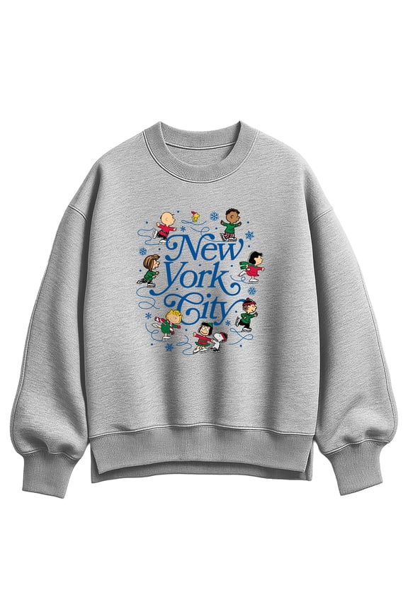 - NYC Skate - Women's Oversized Fleece Crew Sweatshirt