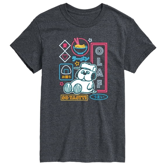 Peanuts - Neon Olaf - Men's Short Sleeve Graphic T-Shirt