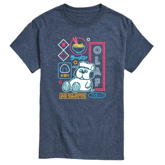Peanuts - Neon Olaf - Men's Short Sleeve Graphic T-Shirt