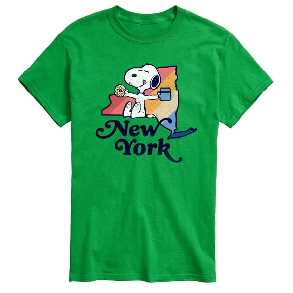 Peanuts - New York Snoopy - Men's Short Sleeve Graphic T-Shirt