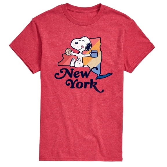 Peanuts - New York Snoopy - Men's Short Sleeve Graphic T-Shirt
