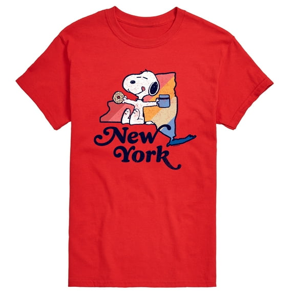 Peanuts - New York Snoopy - Men's Short Sleeve Graphic T-Shirt