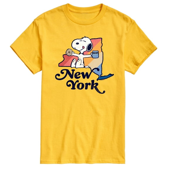 Peanuts - New York Snoopy - Men's Short Sleeve Graphic T-Shirt